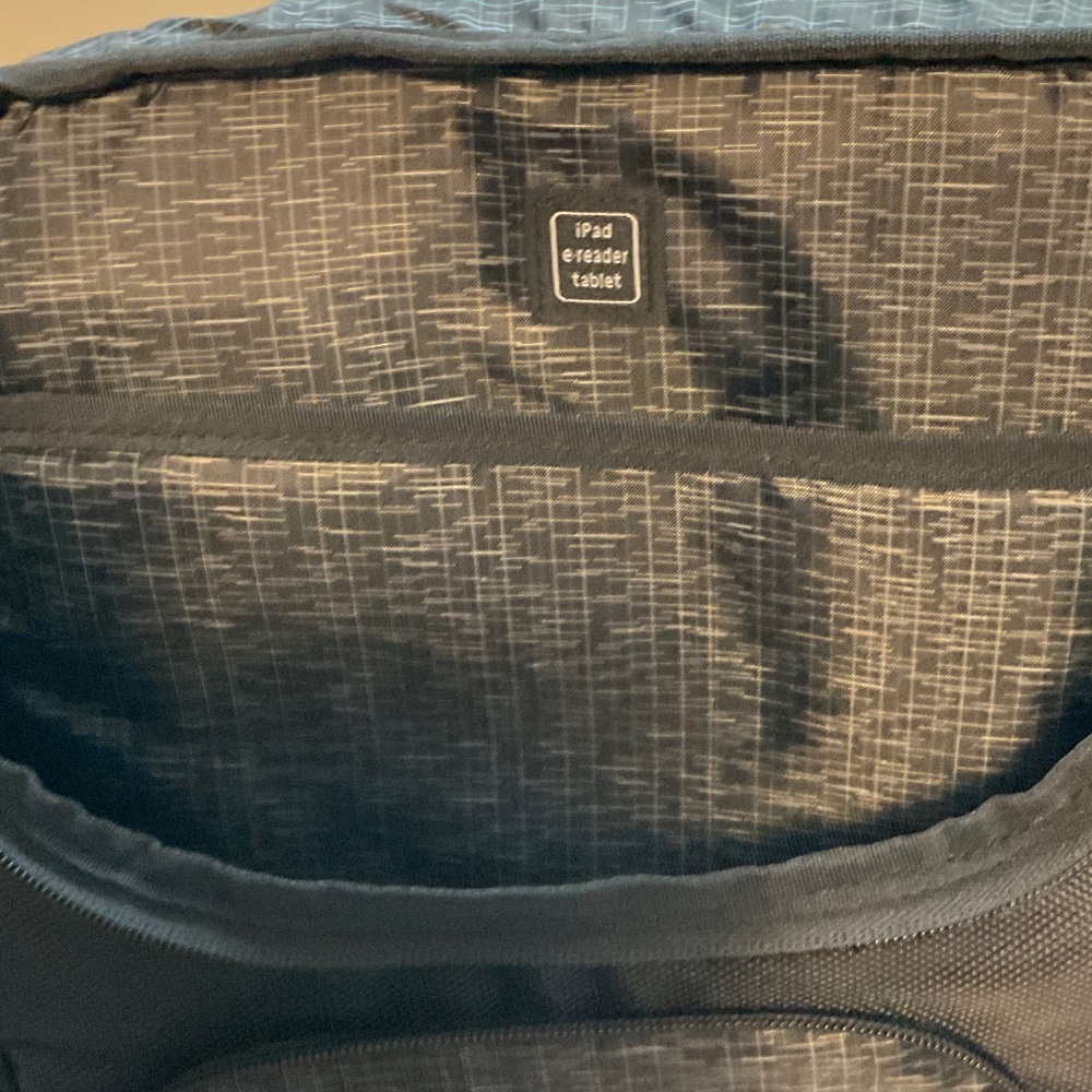 Men's Black Backpack with Colorful Wheel Design - Picture 3 of 7